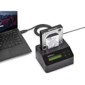 StarTech.com Hard Drive Eraser, Standalone HDD/SSD Sanitizer, 4Kn, Secure Erase Hard Disk Wiper Dock, Hardware Erasing Tool, TAA Compliant - StarTech.com Single-Bay Hard Drive Eraser/Wiper; Standalone 4Kn HDD/SSD Disk Sanitizer; Quick Erase, Single/3/7 Pa IM3741415