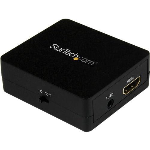 StarTech.com HDMI Audio Extractor - HDMI to 3.5mm Audio Converter - 2.1 Stereo Audio - 1080p - Functions: Audio Extraction - 1920 x 1080 - Full HD - USB - Audio Line Out - 1 Pack IM3143581