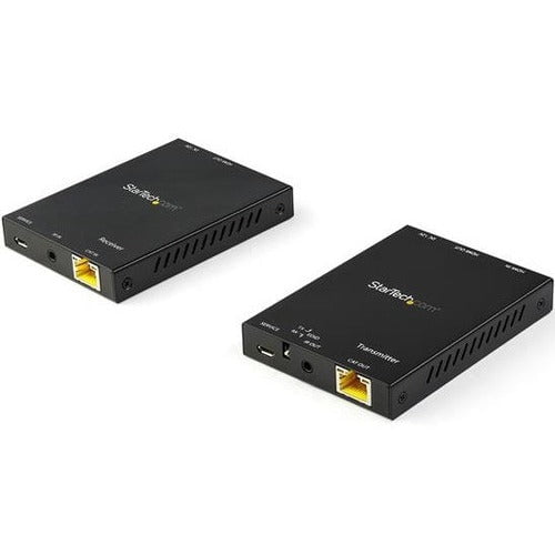 StarTech.com HDMI over CAT6 Extender Kit - 4K 60Hz - 1 Input Device - 1 Output Device - 50 m Range - 2 x Network (RJ-45) - 1 x HDMI In - 1 x HDMI Out - 4K - 3840 x 2160 - Twisted Pair - Category 6 IM4478080