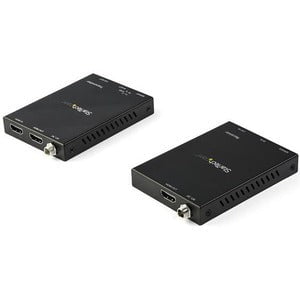StarTech.com HDMI over CAT6 Extender Kit - 4K 60Hz - 1 Input Device - 1 Output Device - 50 m Range - 2 x Network (RJ-45) - 1 x HDMI In - 1 x HDMI Out - 4K - 3840 x 2160 - Twisted Pair - Category 6 IM4478080