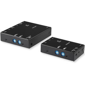 StarTech.com HDMI Over IP Extender with Video Compression - 1080p - 1 Input Device - 1 Output Device - 50 m Range - 2 x Network (RJ-45) - 1 x HDMI In - 1 x HDMI Out - Full HD - 1920 x 1080 - Twisted Pair - Category 6 - Rack-mountable, Desktop - TAA Compli IM4308299
