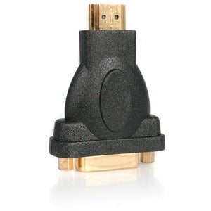 StarTech.com HDMIÂ® to DVI-D Video Cable Adapter - M/F - 1 x 19-pin HDMI Digital Audio/Video Male - 1 x 25-pin DVI-D (Dual-Link) Digital Video Female - Gold Connector - Black IM1591494