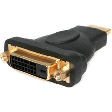 StarTech.com HDMIÂ® to DVI-D Video Cable Adapter - M/F - 1 x 19-pin HDMI Digital Audio/Video Male - 1 x 25-pin DVI-D (Dual-Link) Digital Video Female - Gold Connector - Black IM1591494