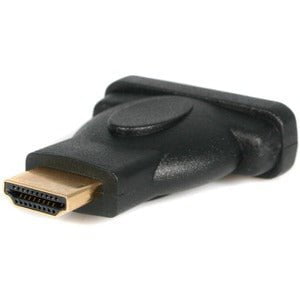 StarTech.com HDMIÂ® to DVI-D Video Cable Adapter - M/F - 1 x 19-pin HDMI Digital Audio/Video Male - 1 x 25-pin DVI-D (Dual-Link) Digital Video Female - Gold Connector - Black IM1591494