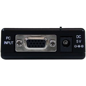 StarTech.com High Resolution VGA to Composite or S-Video Signal Converter - Functions: Signal Conversion, Video Conversion - VGA - 1600 x 1200 - S-Video - VGA - 1 Pack - PC - External - TAA Compliant IM1600271
