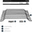 StarTech.com Horizontal Cable Lacing Bars with 4 in. Offset for Racks - Horizontal Cable Manager - 10 Pack - Cable Management Bar - 10 - 1U Rack Height - Steel - TAA Compliant IM3648544