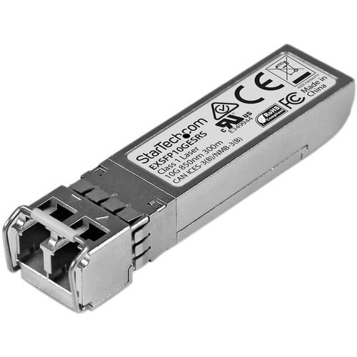 StarTech.com Juniper EX-SFP-10GE-SR Compatible SFP+ Transceiver Module - 10GBASE-SR - For Data Networking, Optical Network - 1 x LC Duplex 10GBase-SR Network - Optical Fiber - Single-mode - 10 Gigabit Ethernet - 10GBase-SR - Hot-pluggable, Hot-swappable IM3578229