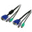 StarTech.com KVM Cable - 1.83 m KVM Cable for KVM Switch - First End: 1 x 15-pin HD-15 - Male, 2 x 6-pin Mini-DIN (PS/2) - Male - Second End: 1 x 15-pin HD-15 - Male, 2 x Mini-DIN (PS/2) - Male - Black - 1 IM1581626