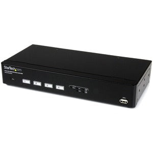 StarTech.com KVM Switch - 4 Computer(s) - 1 Local User(s) - 1920 x 1200 - 1 x Network (RJ-45) - 8 x USB - 5 x DVI - Desktop - TAA Compliant IM2771222