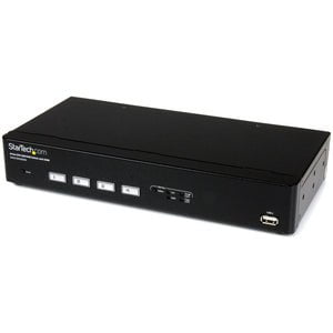StarTech.com KVM Switch - 4 Computer(s) - 1 Local User(s) - 1920 x 1200 - 1 x Network (RJ-45) - 8 x USB - 5 x DVI - Desktop - TAA Compliant IM2771222