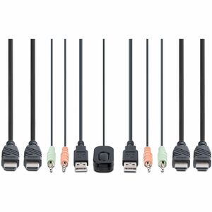 StarTech.com KVM Switchbox - 2 Computer(s) - 1 Local User(s) - 4K - 3840 x 2160 - 4 x USB - USB 2.0 - 6 x HDMI - Desktop IM5863127