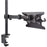 StarTech.com Laptop Desk Mount, Monitor and Laptop Arm Mount, Displays up to 34" (17.6lb/8kg), VESA Laptop Tray Arm, Clamp / Grommet - This dual-purpose black laptop mount for desk allows mounting a laptop on the ventilated VESA laptop tray or a 27in or 3 IM5625425