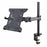 StarTech.com Laptop Desk Mount, Monitor and Laptop Arm Mount, Displays up to 34" (17.6lb/8kg), VESA Laptop Tray Arm, Clamp / Grommet - This dual-purpose black laptop mount for desk allows mounting a laptop on the ventilated VESA laptop tray or a 27in or 3 IM5625425