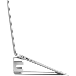 StarTech.com Laptop Stand - 2-in-1 Ergonomic Laptop Riser Stand or Vertical Stand for Desk - For Ultrabooks / MacBook Pro/Air - Aluminum - Up to 38.1 cm (15") Screen Support - 7.4 cm Height x 16.8 cm Width - Desk - Aluminium - Silver IM5218033