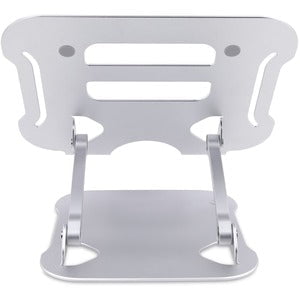 StarTech.com Laptop Stand for Desk, Ergonomic Laptop Stand Adjustable Height, Aluminum, Up to 22lb/10kg, Foldable Notebook Riser/Lift - This foldable silver laptop stand for desks features vented all-aluminum construction for improved airflow and heat dis IM5625411