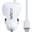 StarTech.com Lightning Car Charger with Coiled Cable, 1m Built-in Cable, 12W, White, 2 Port USB Car Charger Adapter, In Car iPhone Charger - Dual USB car charger charges two mobile devices up to 2.1A simultaneously; Built-in coiled Lightning cable provide IM5699785
