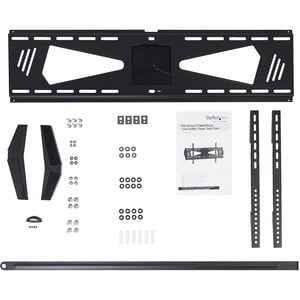 StarTech.com Low Profile TV Mount - Fixed - Anti-Theft - Flat Screen TV Wall Mount for 37" to 75" TVs - VESA Wall Mount - Mount your flat-panel TV on a wall, securely locked in a fixed position - Low Profile TV Mount sits less than 1" (22 mm) from the wal IM3695901