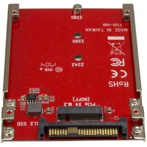 StarTech.com M.2 Drive to U.2 (SFF-8639) Host Adapter for M.2 PCIe NVMe SSDs IM3715552