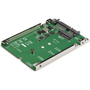 StarTech.com M.2 NGFF SSD to 2.5in SATA SSD Converter - 1 x SSD Supported - 1 x Total Bay - Steel IM2590168