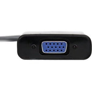 StarTech.com Micro HDMIÂ® to VGA Adapter Converter with Audio for Smartphones / Ultrabooks / Tablets - 1920x1080 - 1 Pack - 1 x 19-pin Micro HDMI Type D Digital Audio/Video - Male - 1 x 15-pin HD-15 - Female, 1 x Mini-phone Stereo Audio - Female - Black IM2465236