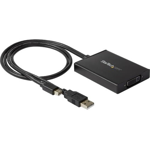 StarTech.com Mini DisplayPort to Dual-Link DVI Adapter - Dual-Link Connectivity - USB Powered - DVI Active Display Converter - Compatible with Windows & Mac - 1 Pack - 1 x 4-pin USB 2.0 Type A - Male, 1 x 20-pin Mini DisplayPort 1.2a Digital Audio/Video - IM4466123