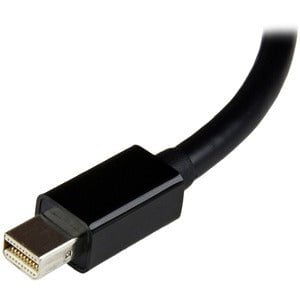 StarTech.com Mini DisplayPort to DVI Adapter, Mini DP to DVI-D Single Link Converter, 1080p Video, Passive, mDP 1.2 to DVI Monitor/Display - 1 Pack - 1 x 20-pin Mini DisplayPort Digital Audio/Video - Male - 1 x 29-pin DVI-I Digital Video - Female - Black IM2410877