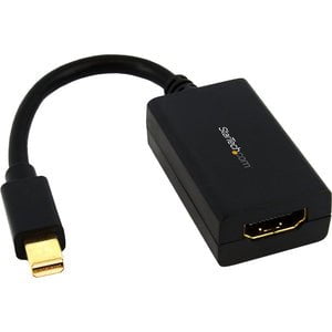 StarTech.com Mini DisplayPort to HDMI Adapter, Mini DP to HDMI Video Converter for Monitor/Display, 1080p, Passive mDP 1.2 to HDMI Adapter - Passive Mini DisplayPort to HDMI adapter dongle - 1920x1200/1080p 60Hz/7.1 Audio/HDCP 1.4/DPCP - mDP 1.2 to HDMI 1 IM2902510