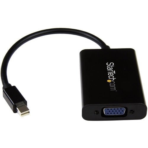 StarTech.com Mini DisplayPort to VGA Adapter with Audio - Mini DP to VGA Converter - 1920x1200 - 1 Pack - 1 x 20-pin Mini DisplayPort Digital Audio/Video - Male - 1 x 15-pin HD-15 - Female, 1 x Mini-phone Audio - Female, 1 x 5-pin Micro USB Type B - Femal IM2980742