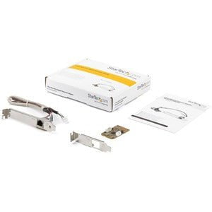 StarTech.com Mini PCI Express Gigabit Ethernet Network Adapter NIC Card - Mini PCI Express - Realtek RTL8111E - 1 Port(s) - 1 x Network (RJ-45) - Twisted Pair - Low-profile - 10/100/1000Base-T - Plug-in Card IM1991380