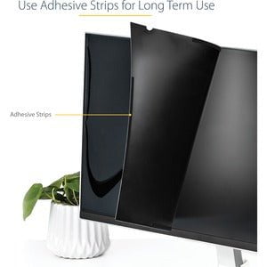 StarTech.com Monitor Privacy Screen for 24" Display - Widescreen Computer Monitor Security Filter - Blue Light Reducing Screen Protector - For 61 cm (24") Widescreen LCD Monitor - 16:10 - Scratch Resistant, Fingerprint Resistant, Dust Resistant - Plastic IM5554927
