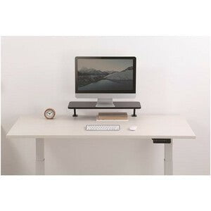 StarTech.com Monitor Riser Stand - Clamp-on Monitor Shelf for Desk - Extra Wide 25.6"/65 cm - For up to 34" Monitors - Black (MNRISERCLMP) - 1 Display(s) Supported - 86.4 cm (34") Screen Support - 20 kg Load Capacity IM4705390