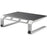 StarTech.com Monitor Riser Stand, For up to 32" (22lb/10kg) Monitor, Monitor Riser, Steel&Aluminum, Monitor Shelf w/ Three Height Settings - Raise your monitor to a comfortable viewing height with this monitor riser stand - Steel and aluminum computer mon IM4481079