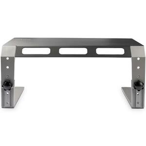 StarTech.com Monitor Riser Stand, For up to 32" (22lb/10kg) Monitor, Monitor Riser, Steel&Aluminum, Monitor Shelf w/ Three Height Settings - Raise your monitor to a comfortable viewing height with this monitor riser stand - Steel and aluminum computer mon IM4481079