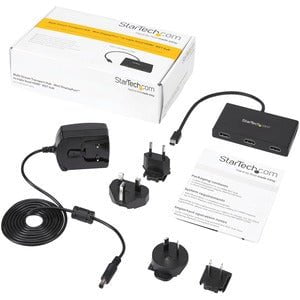StarTech.com MST Hub - Mini DisplayPort to 3x HDMI - 60 Hz - 30 Hz to 60 Hz - 3840 × 2160 - 15.20 m Maximum Operating Distance - DisplayPort - 3 x HDMI Out - Plastic IM3063574