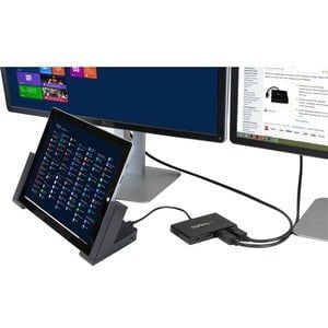 StarTech.com MST hub - Mini DisplayPort to 4x DisplayPort - 60 Hz - 30 Hz to 60 Hz - 3840 × 2160 - DisplayPort - Plastic IM2965456