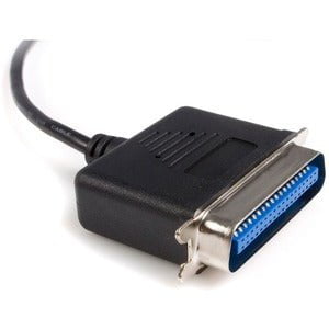 StarTech.com Parallel Printer Adapter - USB - Parallel - 6 ft - 1.83 m Parallel/USB Data Transfer Cable for Printer - First End: 1 x 36-pin Centronics - Male - Second End: 1 x 4-pin USB 2.0 Type A - Male - Black - 1 IM2902499