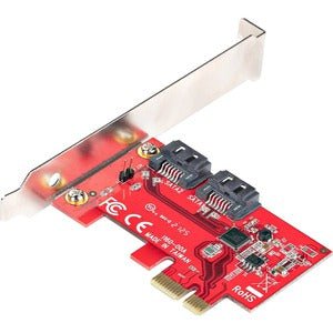 StarTech.com PCIe SATA Card - Serial ATA/600 - PCI Express 2.0 x1 - Plug-in Card - 2 Total SAS Port(s) - 2 SAS Port(s) Internal - PC, Mac, Linux IM5442636