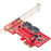 StarTech.com PCIe SATA Card - Serial ATA/600 - PCI Express 2.0 x1 - Plug-in Card - 2 Total SAS Port(s) - 2 SAS Port(s) Internal - PC, Mac, Linux IM5442636