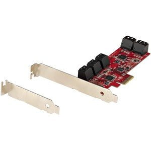 StarTech.com PCIe SATA Card - Serial ATA/600 - PCI Express 2.0 x2 - Pl ...