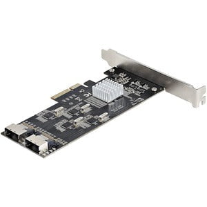 StarTech.com PCIe SATA Card - Serial ATA/600 - PCI Express 2.0 x4 - Plug-in Card - 2 SFF-8087 (36 Pin, Internal Mini-SAS) - 8 Total SATA Port(s) - 8 SATA Port(s) Internal - PC, Mac, Linux IM5464470
