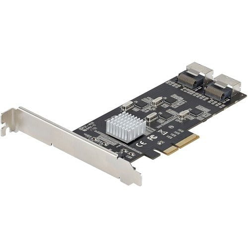 StarTech.com PCIe SATA Card - Serial ATA/600 - PCI Express 2.0 x4 - Pl ...