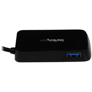 StarTech.com Portable 4 Port SuperSpeed Mini USB 3.0 Hub - 5Gbps - Black - USB - External - 4 USB Port(s) - 4 USB 3.0 Port(s) - PC, Mac IM2463150