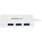 StarTech.com Portable 4 Port SuperSpeed Mini USB 3.0 Hub - 5Gbps - White - Add four external USB 3.0 ports to your notebook or Ultrabook™ with a slim, portable hub - White Four Port Mini USB Hub - 4Port External SuperSpeed USB 3 Hub with built-in cable - IM2463151