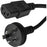 StarTech.com Power Supply Cord - AS/NZS 3112 to C13 - 2 m (6 ft.) - For Monitor, Printer - 250 V AC10 A - Black - 2 m Cord Length - 1 IM4283500