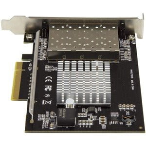 StarTech.com Quad-Port SFP+ Server Network Card - PCI Express - Intel XL710 Chip - PCI Express x8 - 2.50 GB/s Data Transfer Rate - Intel XL710 - 4 Port(s) - Optical Fiber - 10GBase-LR, 10GBase-SR - SFP+ - Plug-in Card IM3695955