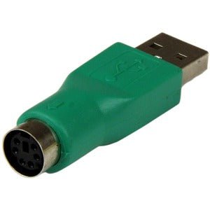 StarTech.com Replacement PS/2 Mouse to USB Adapter - F/M - 1 x 4-pin Type A USB Male - 1 x 6-pin Mini-DIN (PS/2) Female - Black IM1586371