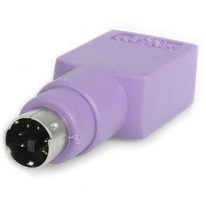 StarTech.com Replacement USB Keyboard to PS/2 Adapter - F/M - 1 x 4-pin Type A USB Female - 1 x 6-pin Mini-DIN (PS/2) Keyboard Male - Black IM1583975