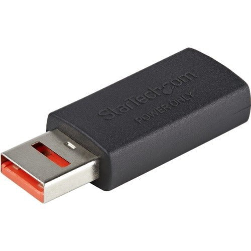 StarTech.com Secure Charging USB Data Blocker Adapter, Male/Female USB-A Data Blocking Charge/Power-Only Charging Adapter for Phone/Tablet - USB-A data blocking charging only adapter prevents data theft/spyware/malware - Power-Only No Data Pins - Male/Fem IM4936536