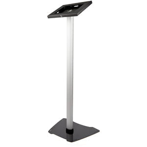 StarTech.com Secure Tablet Floor Stand - Security lock protects your tablet from theft and tampering - Supports iPad and other 9.7" tablets - Fixed Height of approx. 42" (1060 mm) - Built-in cable management - Covered Home button - TAA compliant - Thread IM3361020