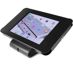 StarTech.com Secure Tablet Stand - Security lock protects your tablet from theft and tampering - Easy to mount to a desk / table / wall or directly to a VESA compatible monitor mount - Supports iPad and other 9.7" tablets - Steel Construction - Thread the IM3243419